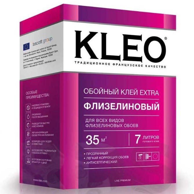 Клей KLEO 35 флизелин 250г