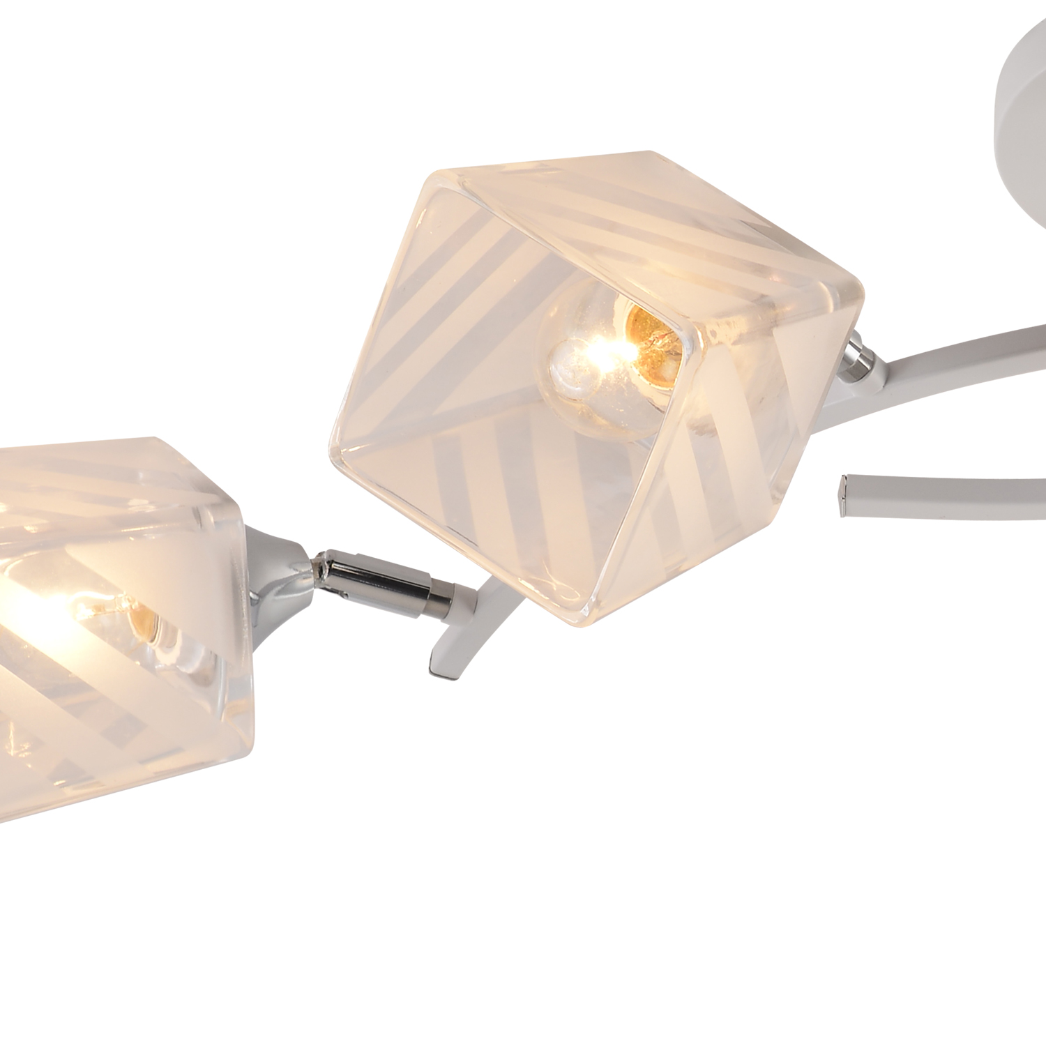 Люстры светодиодные 01593-0.3-04 WH+CR светильник потолочный