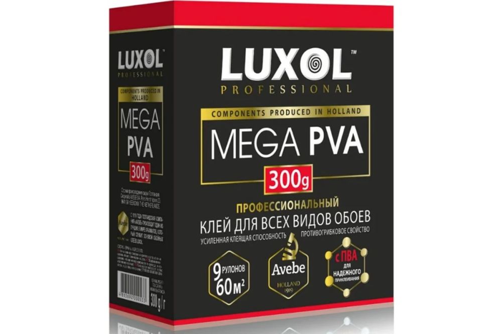Клей Клей обойный «LUXOL MEGA PVA» (Professional), 300 г
