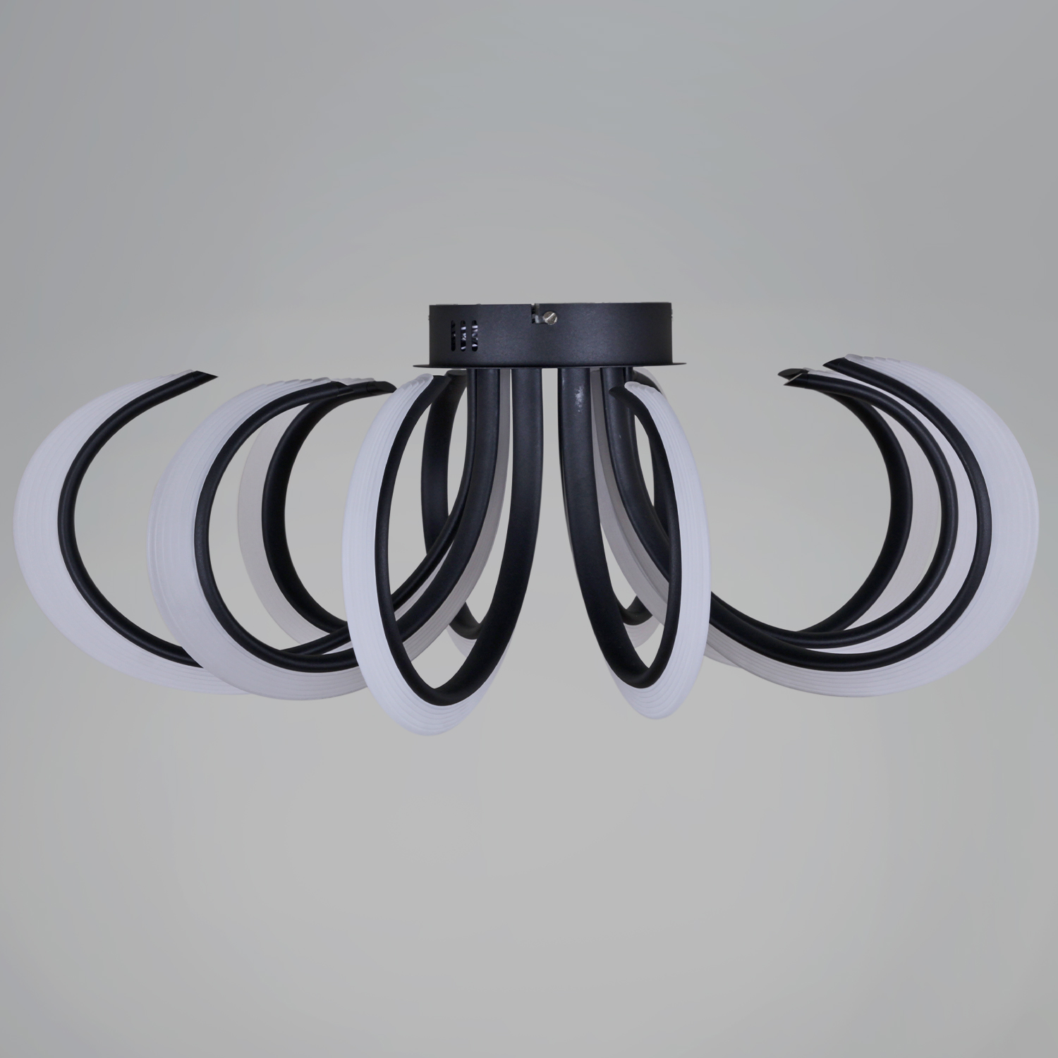 Люстры светодиодные 74390-0.3-5+5 black светильник потолочный