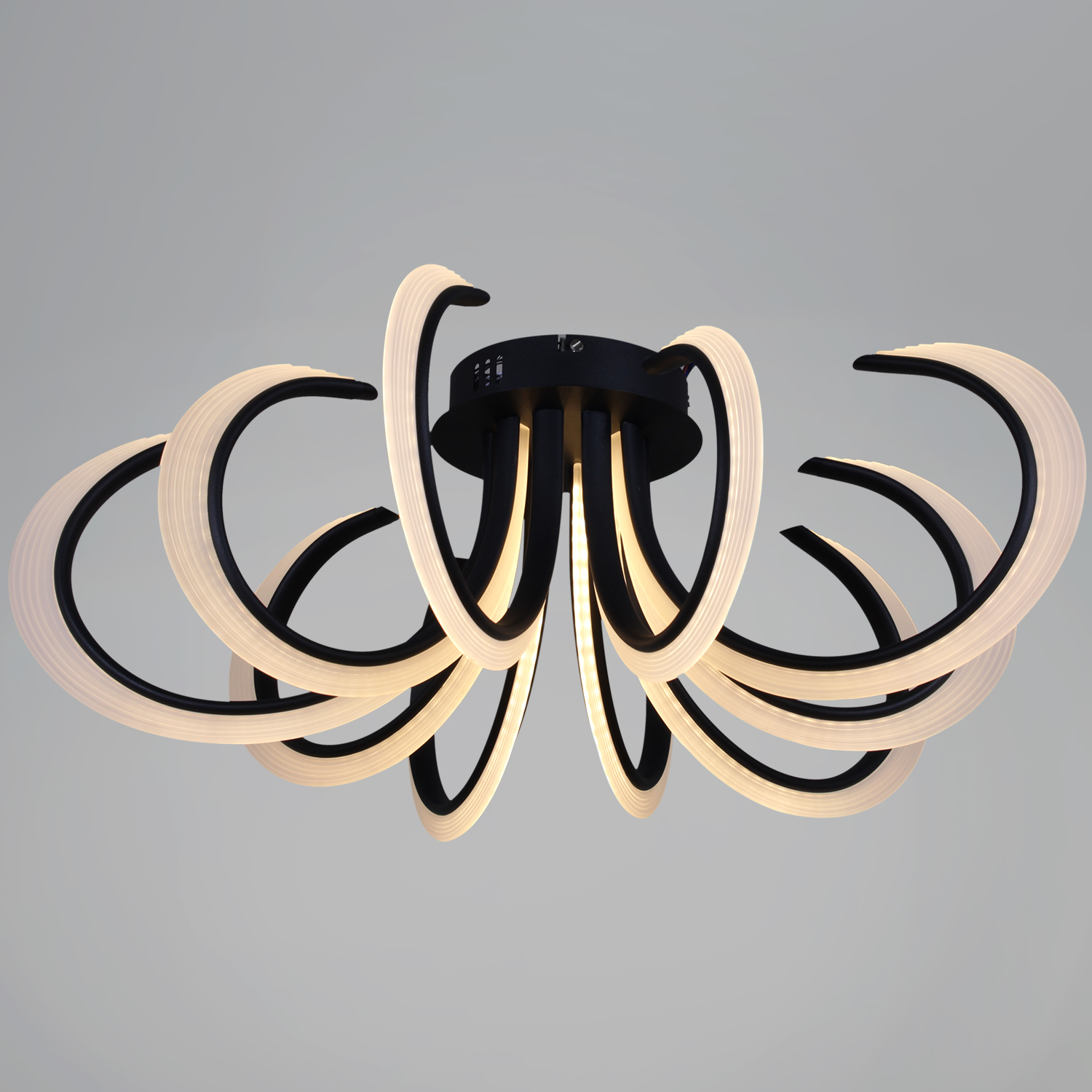 Люстры светодиодные 74390-0.3-5+5 black светильник потолочный