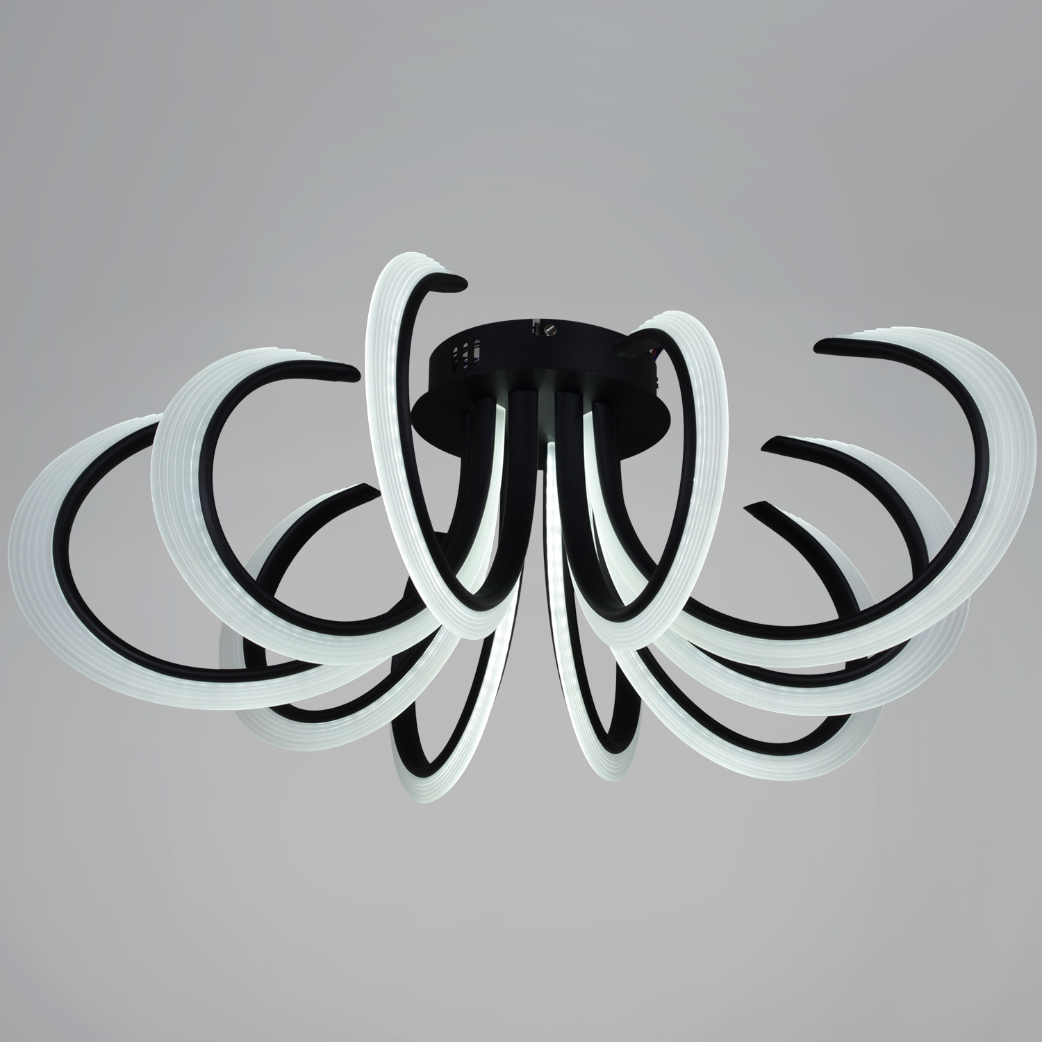 Люстры светодиодные 74390-0.3-5+5 black светильник потолочный