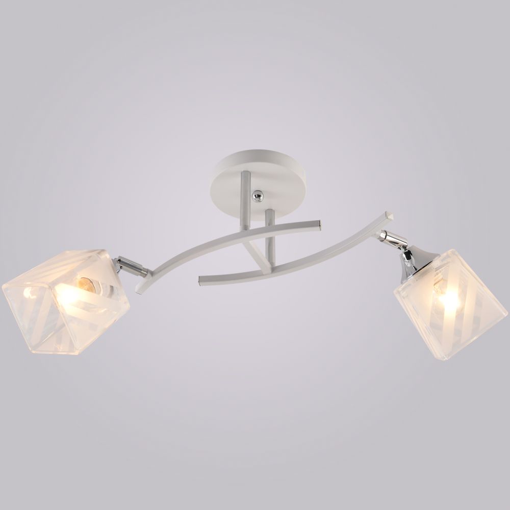 Люстры светодиодные 01593-0.3-02 WH+CR светильник потолочный