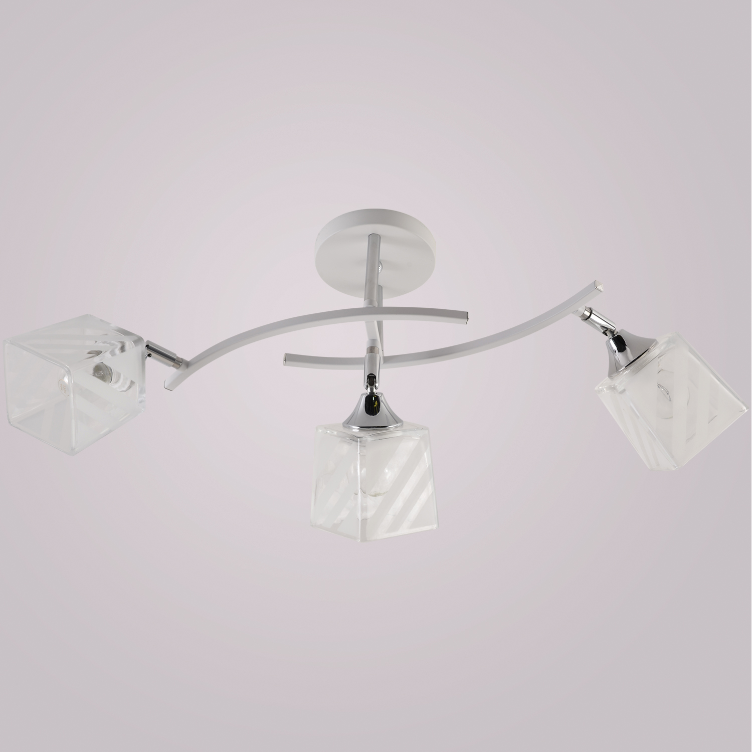 Люстры светодиодные 01593-0.3-03 WH+CR светильник потолочный