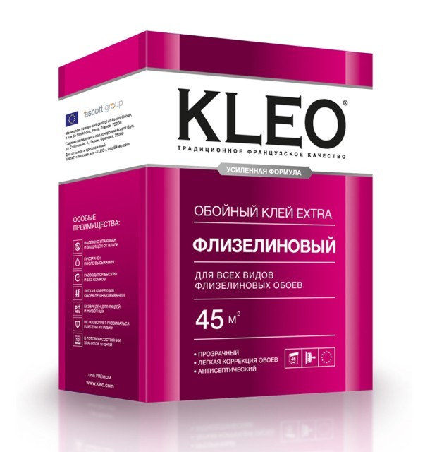Клей KLEO 45 флизелин 320г