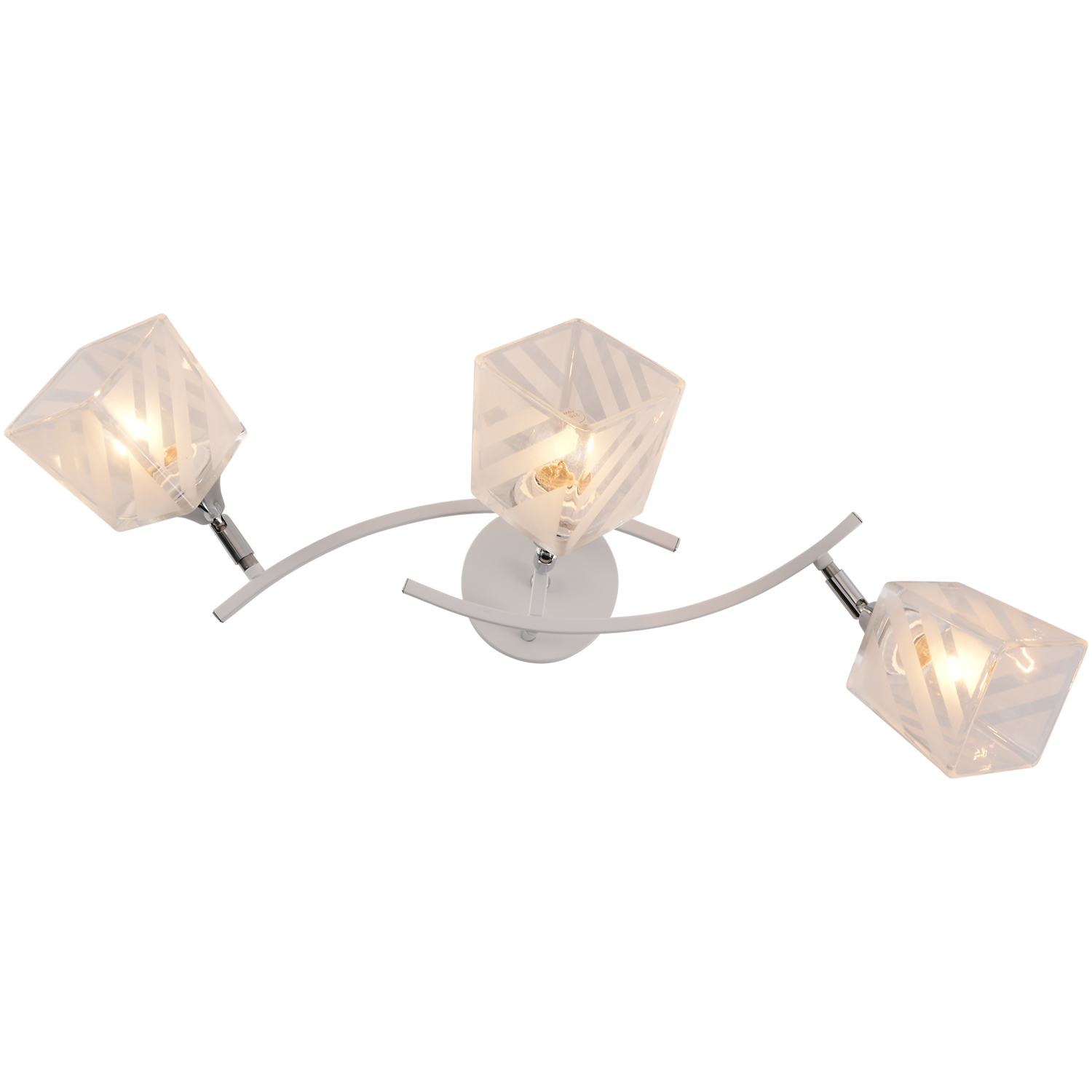 Люстры светодиодные 01593-0.3-03 WH+CR светильник потолочный