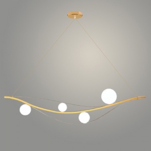 Люстры 23090010/4 FGD золото 4х40W G9 d1000, XLD23